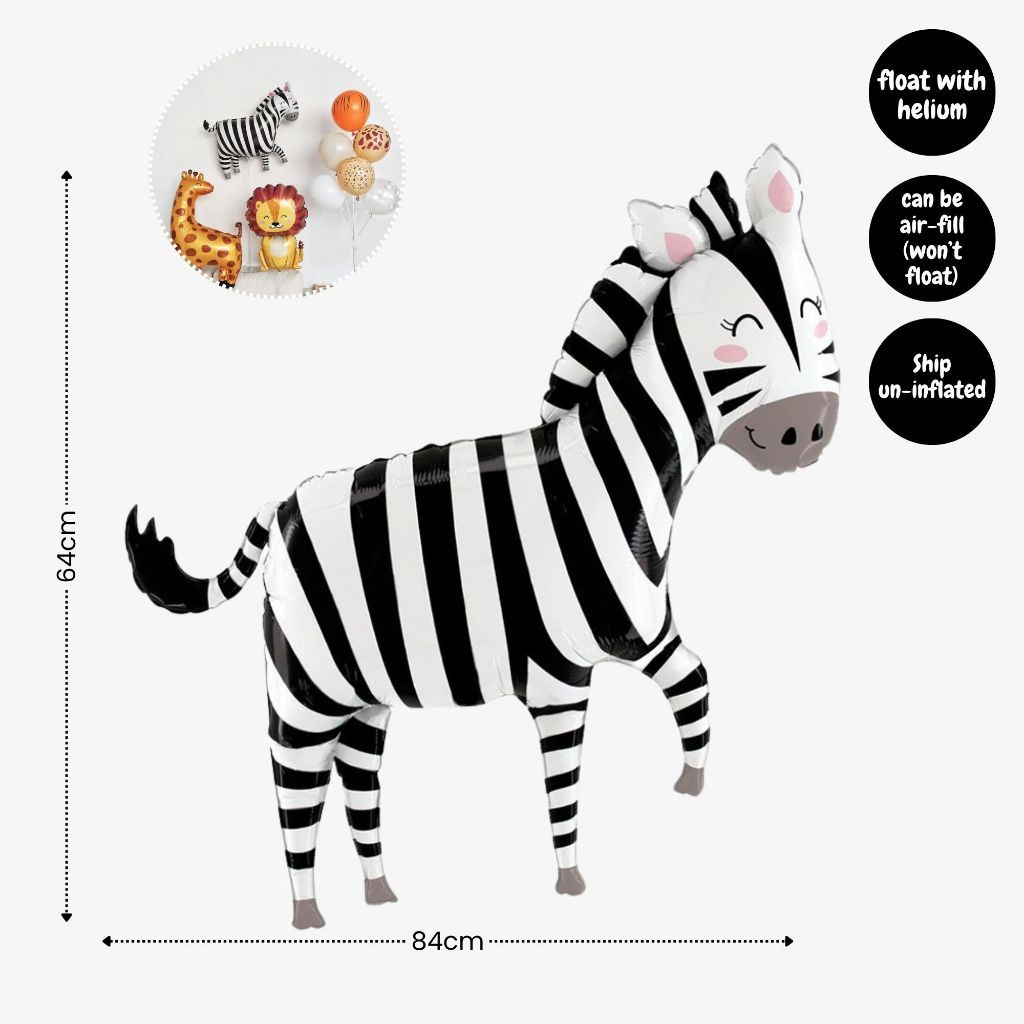 [SG Instock] - Personalised Safari Animal Theme Birthday Party Decoration
