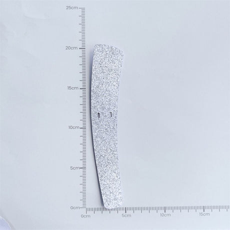 Custom Cursive Glitter Silver Script Font Banner