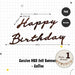 Happy Birthday Banner Garland Birthday Party Bunting Happy Birthday Foil Banner