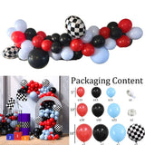 [SG Instock] - Personalised Racing car motorbike Theme Birthday Party Decoration