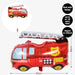 [SG Instock] - Personalised Vehicle Transportation Car Theme Birthday Party Decoration