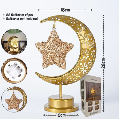 Hari Raya Eid Mubarak Home Decor Table Centerpiece Vase Rug Mosque Light Ramadan Banner