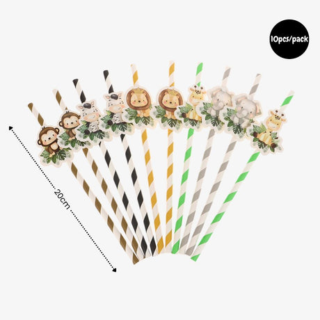 [SG Instock] - Personalised Safari Animal Theme Birthday Party Decoration
