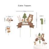 [SG Instock] - Personalised Woodland Animal Theme Birthday Party Decoration
