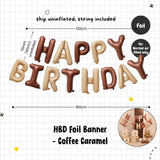 Happy Birthday Banner Garland Birthday Party Bunting Happy Birthday Foil Banner