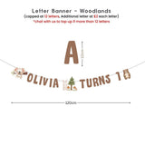 [SG Instock] - Personalised Woodland Animal Theme Birthday Party Decoration