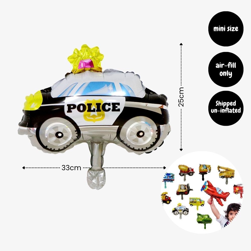 [SG Instock] - Personalised Vehicle Transportation Car Theme Birthday Party Decoration