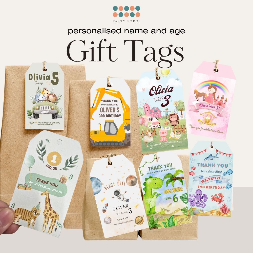 [SG Instock] - Personalised Safari Animal Theme Birthday Party Decoration