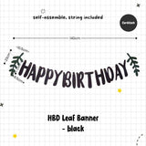 Happy Birthday Banner Garland Birthday Party Bunting Happy Birthday Foil Banner
