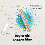 Gender Reveal Party Essentials Balloon Decoration Boy or Girl Banner Confetti Popper