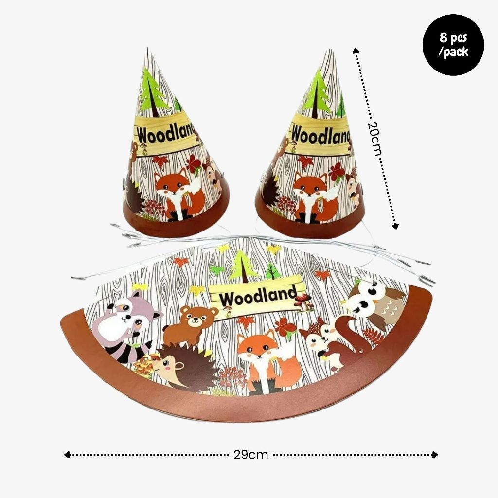 [SG Instock] - Personalised Woodland Animal Theme Birthday Party Decoration
