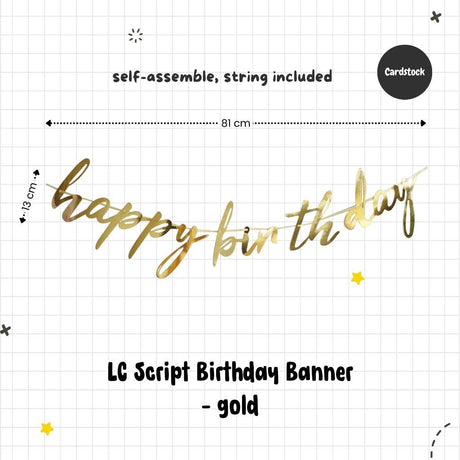 Happy Birthday Banner Garland Birthday Party Bunting Happy Birthday Foil Banner