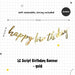 Happy Birthday Banner Garland Birthday Party Bunting Happy Birthday Foil Banner