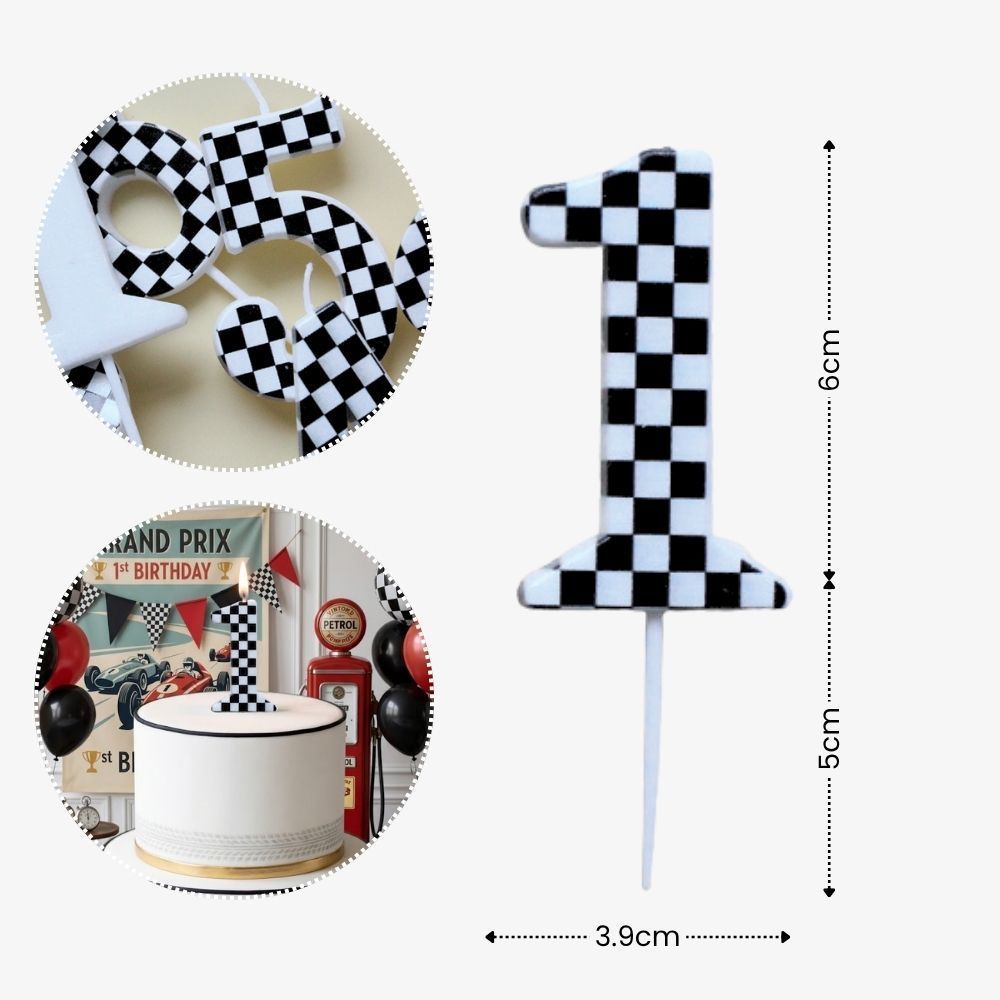 [SG Instock] - Personalised Racing car motorbike Theme Birthday Party Decoration