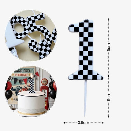 [SG Instock] - Personalised Racing car motorbike Theme Birthday Party Decoration