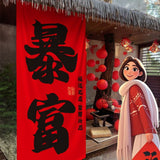 CNY Chinese New Year Backdrop Display Box Set and Huge Giant couplets for CNY decoration