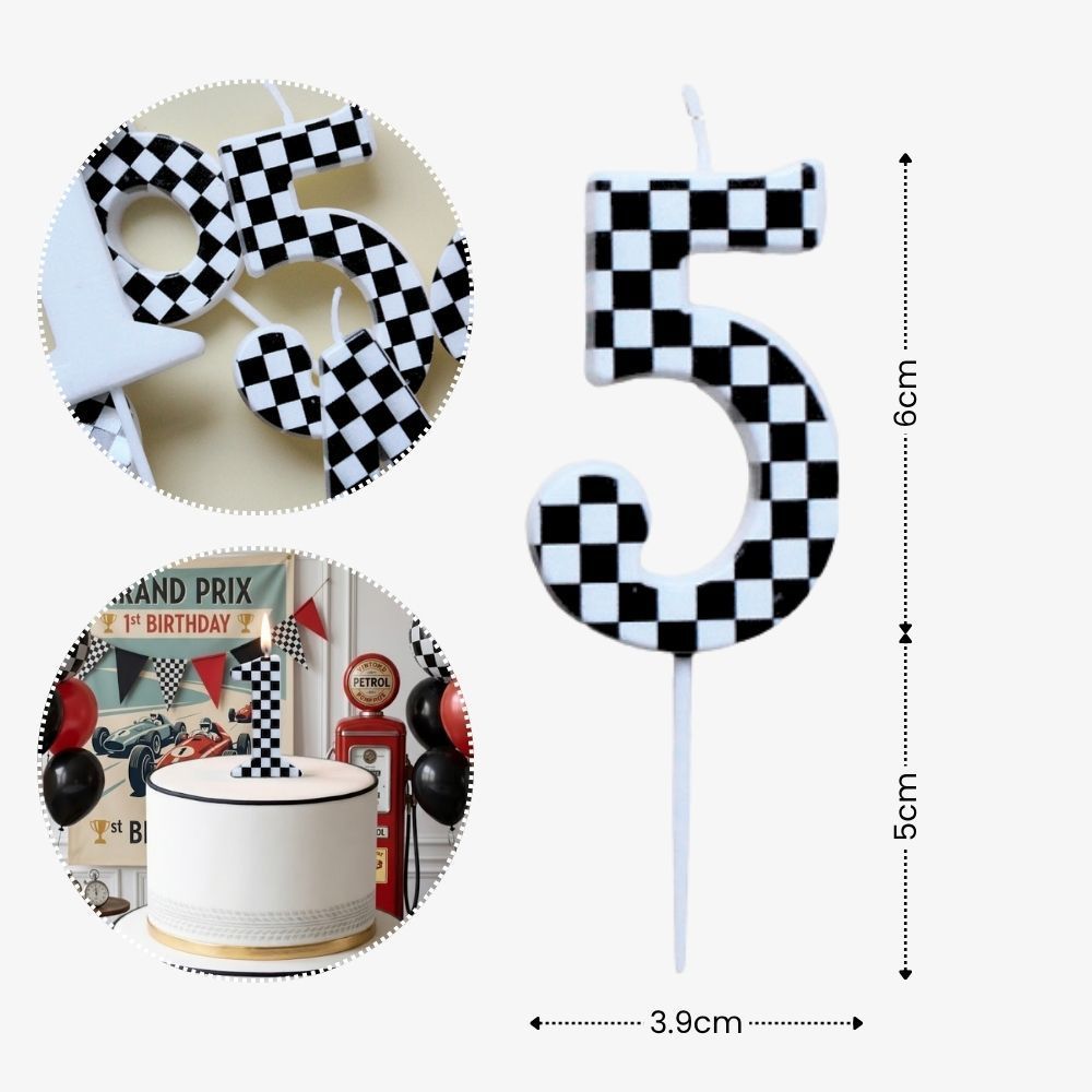 [SG Instock] - Personalised Racing car motorbike Theme Birthday Party Decoration