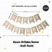 Happy Birthday Banner Garland Birthday Party Bunting Happy Birthday Foil Banner