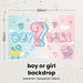 Gender Reveal Party Essentials Balloon Decoration Boy or Girl Banner Confetti Popper