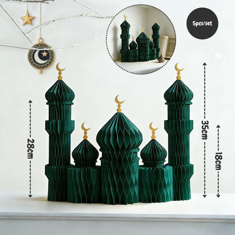 Hari Raya Eid Mubarak Home Decor Table Centerpiece Vase Rug Mosque Light Ramadan Banner