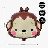 [SG Instock] - Personalised Safari Animal Theme Birthday Party Decoration