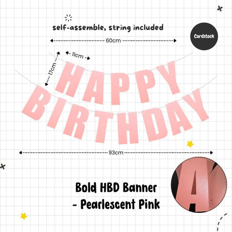Happy Birthday Banner Garland Birthday Party Bunting Happy Birthday Foil Banner