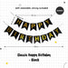 Happy Birthday Banner Garland Birthday Party Bunting Happy Birthday Foil Banner