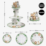 [SG Instock] - Personalised Safari Animal Theme Birthday Party Decoration