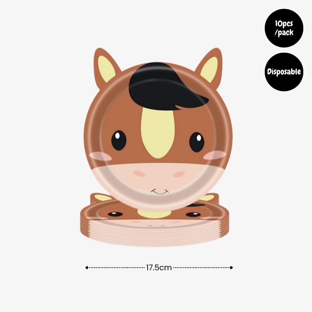[SG Instock] - Personalised Farm Animal Theme Birthday Party Decoration