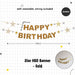 Happy Birthday Banner Garland Birthday Party Bunting Happy Birthday Foil Banner