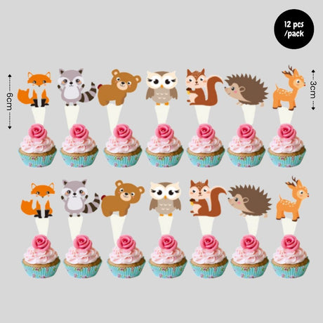 [SG Instock] - Personalised Woodland Animal Theme Birthday Party Decoration