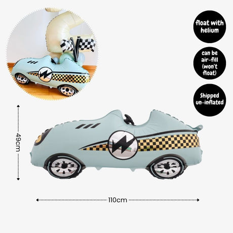 [SG Instock] - Personalised Racing car motorbike Theme Birthday Party Decoration