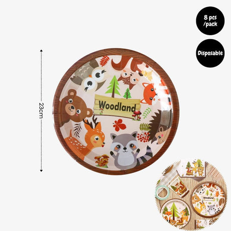 [SG Instock] - Personalised Woodland Animal Theme Birthday Party Decoration