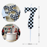 [SG Instock] - Personalised Racing car motorbike Theme Birthday Party Decoration