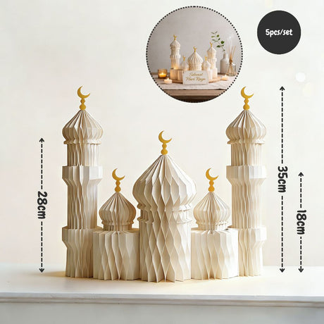 Hari Raya Eid Mubarak Home Decor Table Centerpiece Vase Rug Mosque Light Ramadan Banner