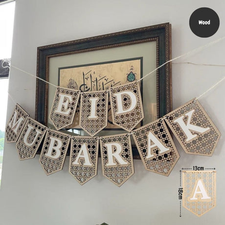 Hari Raya Eid Mubarak Home Decor Table Centerpiece Vase Rug Mosque Light Ramadan Banner