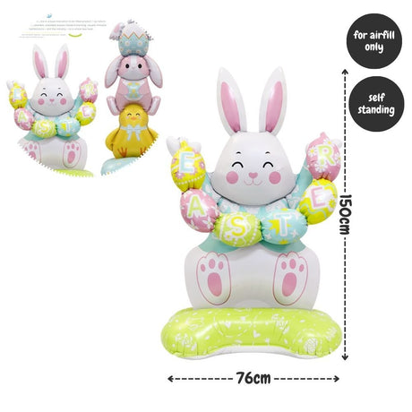 Easter Party Decoration Happy Easter Banner Balloon Easter Egg Gift