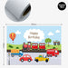 [SG Instock] - Personalised Vehicle Transportation Car Theme Birthday Party Decoration