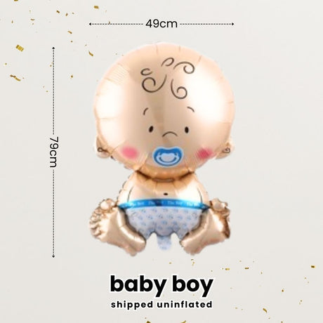 Gender Reveal Party Essentials Balloon Decoration Boy or Girl Banner Confetti Popper