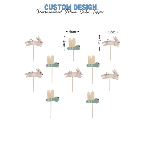 Custom design Cake Topper Set