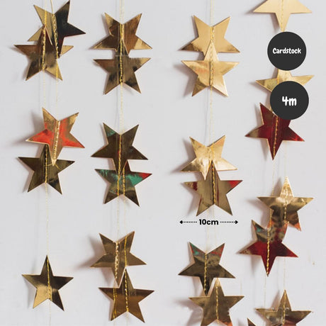 [SG Instock] Decorative Banner Garland Circle Star Flag Bunting Happy Birthday Party Decoration