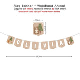 [SG Instock] - Personalised Woodland Animal Theme Birthday Party Decoration