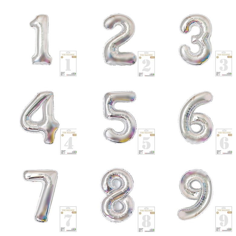 40 inch sale foil number balloons