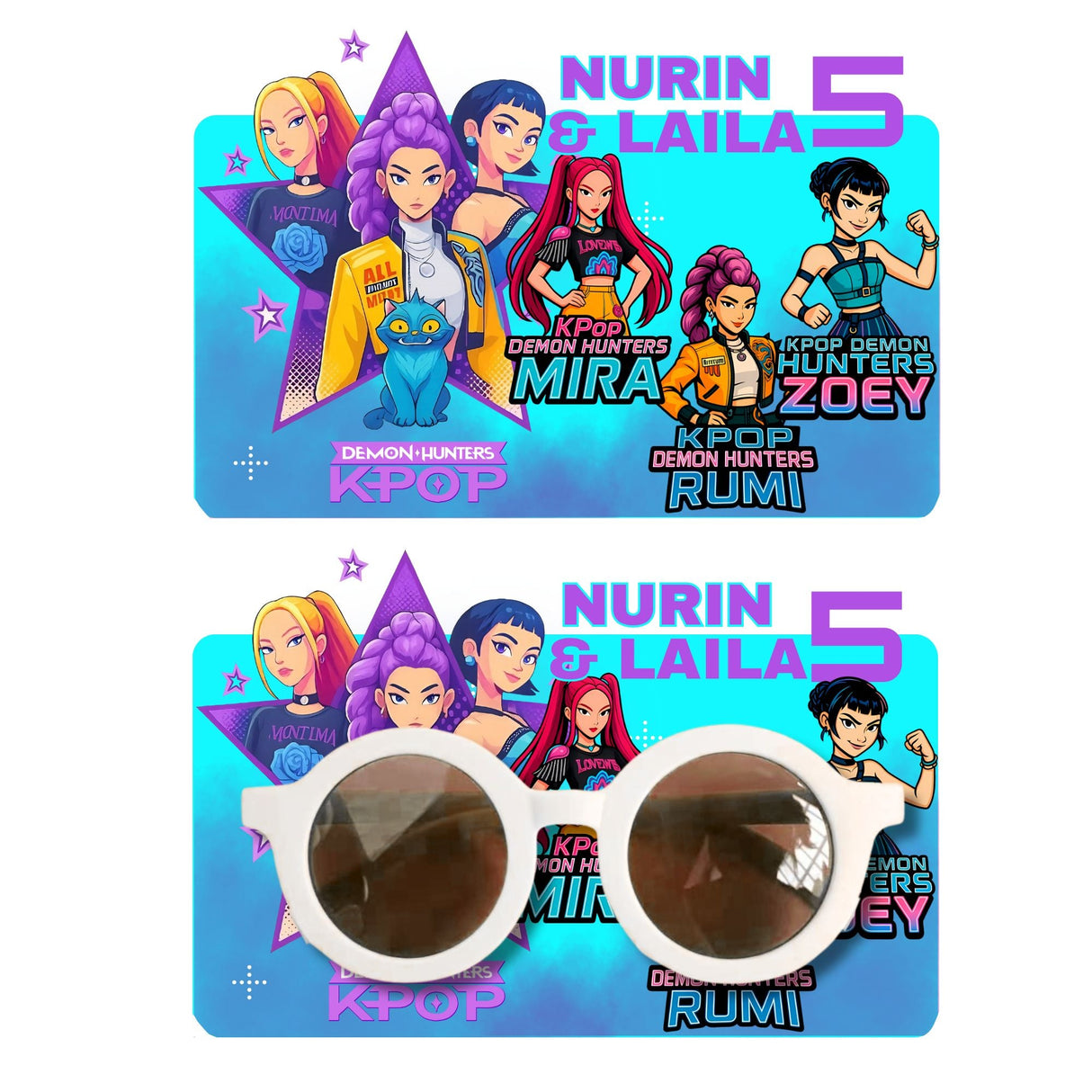 Sunglasses with Backing