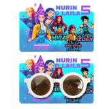 Sunglasses with Backing