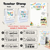 Teacher's Day Gift Sunflower Pot Thank You Teacher Stamp Appreciation Gift Card