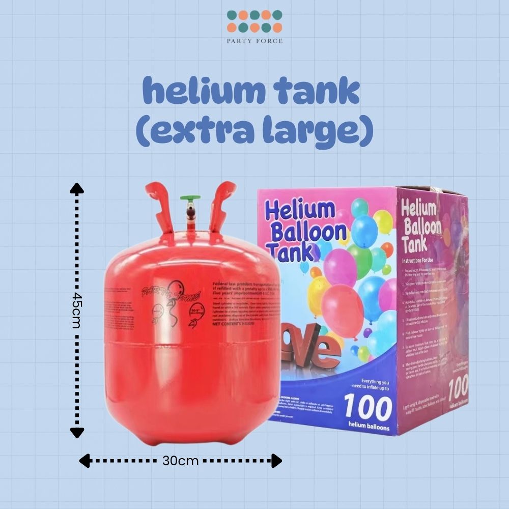 Disposable Helium Tank