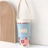 Canvas Cup Holder Straw Holders