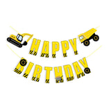 Construction Theme Birthday Banner