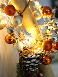 Christmas Ornament Star Light - Copper